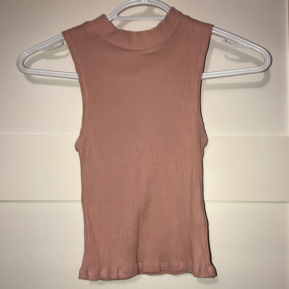 Dusty pink tight tank top - Picture 1 of 3